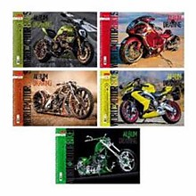 Альбом для рисования А4, 32л, Hatber "Мото", спираль, обложка мелованный картон, перфорация