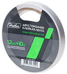 Скотч двусторон. 12 x 10м Hatber полипропиленовая основа 80 мкм