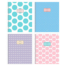 Тетрадь 96л.кл.гребень Hatber, "Горохи", матовая лам., многоцв.срез