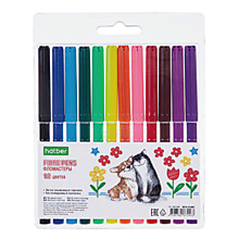Фломастеры 12цв. Hatber ECO "Pets story", п/у, европодвес