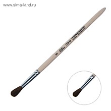 Кисть Пони круглая № 5 (диаметр обоймы 5 мм; длина волоса 20 мм), деревянная ручка, Calligrata