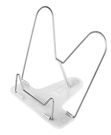 Подставка для книг Стамм Cristal , метал/пластик,белая