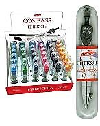 Циркуль металлический Hatber 115мм , пласт.пенал