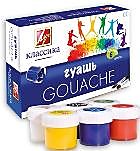 Гуашь 6цв 20мл Луч "Классика", баночки, картонная упаковка