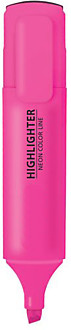 Маркер выделитель Hatber NEO РОЗОВЫЙ 5мм, скошенный, флуоресц.чернила
