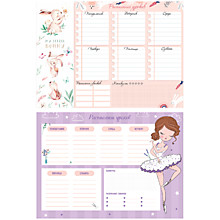 Расписание уроков с расписанием звонков А4 ArtSpace "Пиши-стирай. Cool girl"