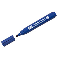Маркер перманентный 3мм. синий "8004А" (Спейс)