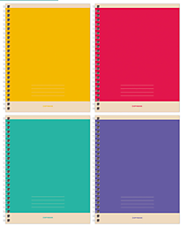 Тетрадь 48л., А5, клетка на гребне BG "Monocolor. Simple"