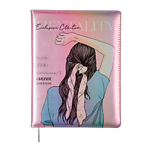 Дневник 1-11 класс 48л, deVente "Mentality", твердая обложка, искусственная кожа с поролоном, ляссе,