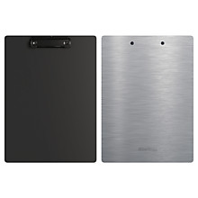 Планшет с зажимом Berlingo "Steel&Style" А4, пластик (полифом), серебристый металлик