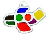 Краски акварельные 8цв Луч "Кроха" Самолетик, медовая, без кисти, пластиковая упаковка