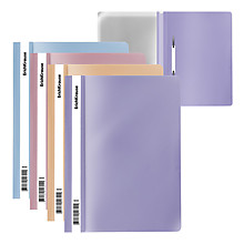 Папка-скоросшиватель А4 Erich Krause Soft Manga 120/180мкм, ассорти, песок