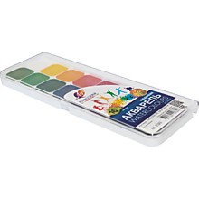 Краски акварельные 16цв Луч "Классика", медовые, без кисти, пластиковая упаковка, европодвес