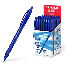 Ручка шар.авт.Erich Krause U-209 Original Matic&Grip 1мм, игла, рез.грип, синяя, к/у