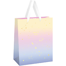 Пакет подарочный 26*32*12см MESHU "Universe", фольга, матовая ламинация