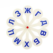 Веер букв согласные