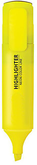 Маркер выделитель Hatber NEO ЖЕЛТЫЙ 5мм, скошенный, флуоресц.чернил