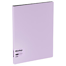 Папка с 20 вкладышами Berlingo "Instinct" А4, 17мм, 700мкм, с внутр. карманом, лаванда