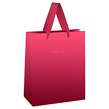 Пакет подарочный 18*23*10см MESHU "Duotone. Magenta gradient", отд. фольгой, матовая ламинация