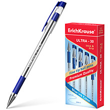 Ручка шар.Erich Krause "L-30 Ultra" 0.7мм, игла, грип, синяя