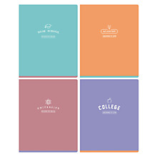 Тетрадь 48л., А5, клетка BG "Academy", soft-touch ламинация