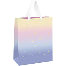 Пакет подарочный 11*14*6,5см MESHU "Universe", фольга, матовая ламинация