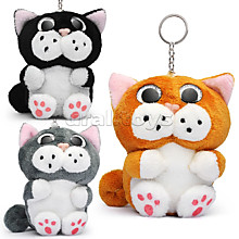 Мягкая игрушка-брелок "Кот" 8 см.