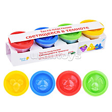 Набор для детской лепки "Тесто-пластилин. Светящееся в темноте!