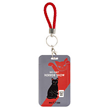 Бейдж вертикальный MESHU "Take it easy", 110*70мм, петля с карабином, 2D печать, опп пакет, европодв