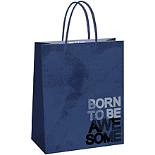 Пакет подарочный 18*23*10см MESHU "Awesome", глянцевая ламинация