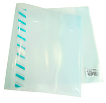 Обложка д/общих тетр. 208*400мм 140мкм, ПВД с закладкой ЮНА прозрачная