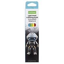 Цв.каранд. 6цв. Hatber ECO "Gran Turismo", заточ., шестигран., к/у, е/п