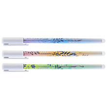 Ручка гел.пиши-стирай Hatber "Aurora/Аврора" 0.6мм, игла, синяя, в пласт.тубе