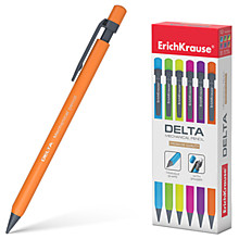 Каранд.мех.Erich Krause Delta 0.5мм с ластиком, ассорти